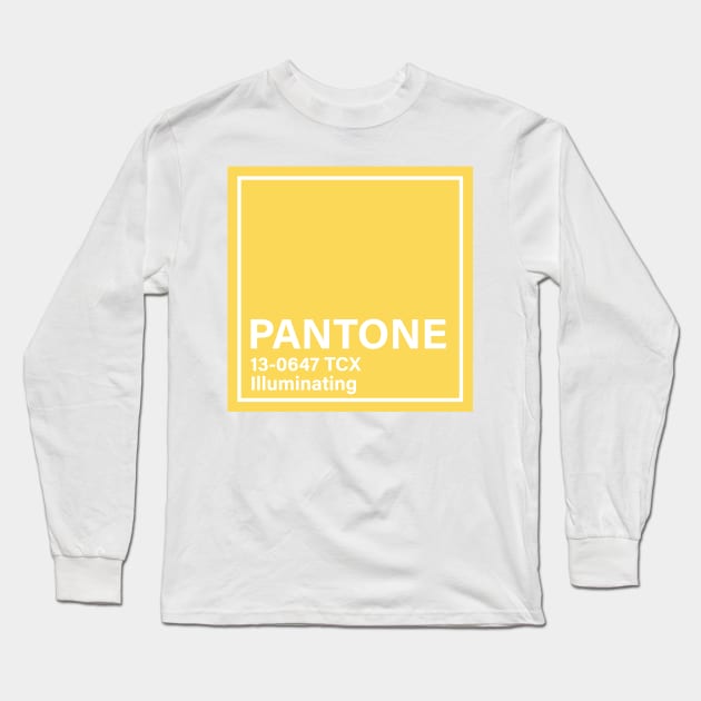 pantone 13-0647 TCX Illuminating Long Sleeve T-Shirt by princessmi-com